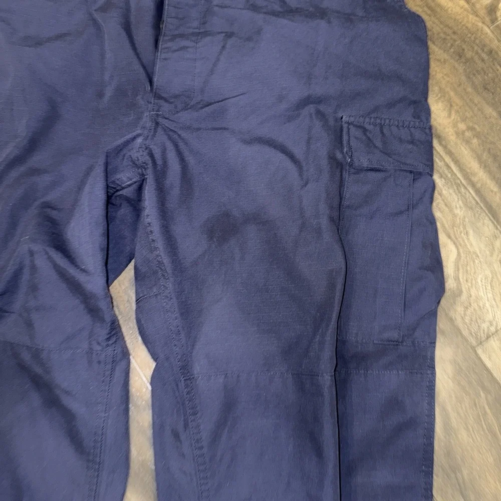 PROPPER Tactical Pants Cargo Utility Ripstop Adjustable Men's Sz XL/L Navy Blue
